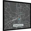 MuchoWow® Gerahmtes Poster Deutschland - Blau - Zwickau - Produktbild-Vorschau 1