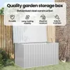 vidaXL Gartenbox Grau 171x99x93 cm Produktbild-Vorschau 5