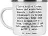 Mr. & Mrs. Panda becher emaille Spruch 7. Geburtstag - Weiß Produktbild-Vorschau 1