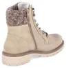 Jane Klain Damen Schnürboots Braun Textil & Synthetik Produktbild-Vorschau 4