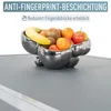 Gartentisch Balkontisch Ausziehbar 90 - 180 cm Silber Anti Produktbild-Vorschau 5