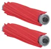Two red vacuum cleaner brush rolls are shown against a white background. Produktbild-Vorschau
