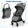 Passeggino COSTWAY, passeggino da viaggio con funzione Anteprima dell’immagine prodotto 3