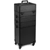 Kosmetikkoffer auf Rollen Aluminium Schwarz 70L Make-up Produktbild-Vorschau 4