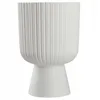 A white planter on a white background. Podgląd zdjęcia produktu