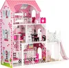 Puppenhaus aus Holz mit Lift xxl Rutsche ECOTOYS Produktbild-Vorschau 2