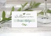 Platzkarten "Herzlich Willkommen" Greenery – 25 Stück Produktbild-Vorschau 3