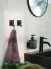 Nástenný háčik WENKO Vacuum-Loc® Mod. Quadro čierny, sada 2 Náhľad obrázku produktu 7