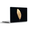 MuchoWow® Laptop Aufkleber Sticker Cover Schwarz und Gold - Produktbild-Vorschau 1