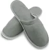 Frottierslipper 10er Set, 100% Polyester, uni, grau Produktbild-Vorschau 1
