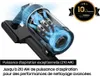 A cutaway view of a vacuum cleaner motor with airflow visualized, alongside marketing text and a warranty badge. Náhled obrázku produktu