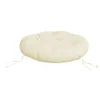 vidaXL Cuscino rotondo crema Ø 60 x11 cm Tessuto Oxford Anteprima dell’immagine prodotto 4