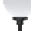 A close-up view of the base of a globe-shaped outdoor lamp. Produktbild-Vorschau
