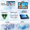 A collage of images showcasing the features of a tablet. Produktbild-Vorschau