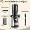 COSTWAY Juicer, 160W, slowjuicer met een vulopening van 110 Productafbeelding-voorbeeld 9