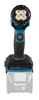 A cordless LED work light attached to a battery pack. Produktbild-Vorschau