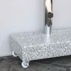 vidaXL Schirmständer Hellgrau 45x25x8,3 cm Granit Produktbild-Vorschau 3