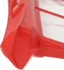 A close-up view of a red plastic component, possibly part of a household appliance. Produktbild-Vorschau