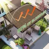Tenda da sole rettangolare 3x5 m, rete ombreggiante con Anteprima dell’immagine prodotto 3