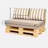 Blomster set cuscini per pallet 3 pezzi 120x80 cm per Anteprima dell’immagine prodotto 4