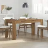 vidaXL Esstisch Artisan-Eiche 140x74,5x76 cm Holzwerkstoff Produktbild-Vorschau 3