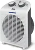 A white and gray portable electric fan heater. Podgląd zdjęcia produktu