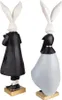 Clayre & Eef Figurina Coniglio 14x12x47 / 14x12x47 cm Nero Anteprima dell’immagine prodotto 2