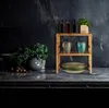 Relaxdays, lot de 2 séparateurs d'étagères, bambou, H x l x Voir les images du produit 2