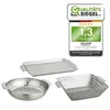 HEIMWERT Hochwertiges Premium Edelstahl Grillkorb 3er Set - Produktbild-Vorschau 2