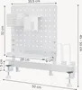 Organizer da scrivania "Sauda" 50 x 50 cm Pannello con Anteprima dell’immagine prodotto 3