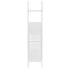 vidaXL Bibliothèque blanche 40x35x180 cm bois composite Voir les images du produit 9