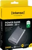 The image shows the retail packaging of an Intenso Powerbank F20000. Produktbild-Vorschau
