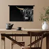 MuchoWow® Wandteppich Wandbehang Schottisches Hochlandrind Produktbild-Vorschau 6