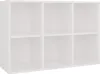 Policový díl 90x60 cm RAINIS 5 - bílý Náhled obrázku produktu 2
