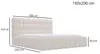 GRAINGOLD Polsterbett 160x200 Twist - Bouclé-Stoff - Produktbild-Vorschau 7