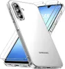 A clear protective case and screen protectors for a Samsung Galaxy A15 5G phone. Produktbild-Vorschau