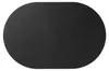 ASA Tischset oval, black LEATHER 49,5 x 33 cm, Lederoptik Produktbild-Vorschau 1