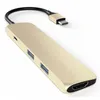 Satechi Type-C USB Passthrough HDMI Hub gold Produktbild-Vorschau 4