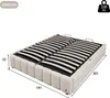 A product image of a bed frame with dimensions indicated. Produktbild-Vorschau