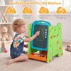 COSTWAY, table multifonctionnelle 4 en 1 pour enfants, Voir les images du produit 8