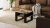 Couchtisch Mit Lamellen 55x55 WOTAN/Schwarz Loft Produktbild-Vorschau 2