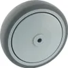 Apparaterollen Lenkrolle mit Feststeller Ø125mm TPE Gummi Produktbild-Vorschau 2