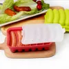 6 Hohlraum DIY -Wurst machen Schimmel Silikon Burger Hot Produktbild-Vorschau 2