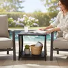 Relaxdays Balkontisch, HxBxT: 40 x 45 x 45 cm, wetterfest, Produktbild-Vorschau 2