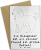 Mr. & Mrs. Panda neujahrskarte Bologneser Herzfreund - Weiß Produktbild-Vorschau 1