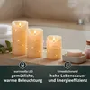 LED Kerze mit Lichterkette "Cynthia" 12,5cm Produktbild-Vorschau 5