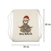 Merry Christmas Turnbeutel Gymsack  Geschenkidee Produktbild-Vorschau 2