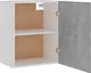 vidaXL Armadi a muro 2 pz. Grigio cemento 50x31x60 cm Anteprima dell’immagine prodotto 5
