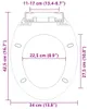 vidaXL Siège de toilette avec mécanisme d'abaissement Voir les images du produit 7