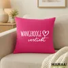 Huuraa Kissenbezug Wangerooge verliebt 40x40cm Fuchsia Produktbild-Vorschau 2